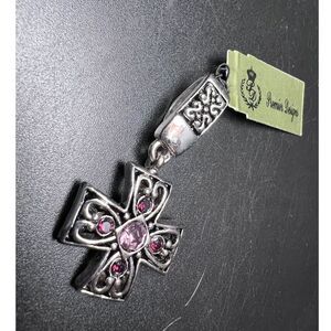 Premier Designs Pink Crystal Cross